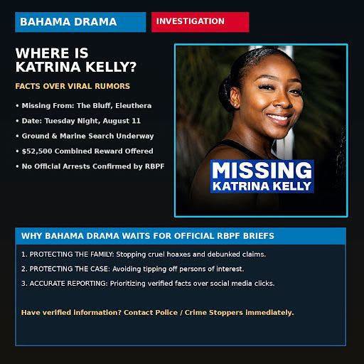 Katrina Kelly, 34, missing from The Bluff, North Eleuthera
