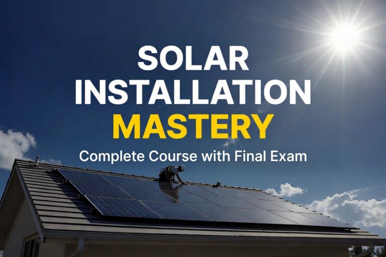 Solar Installation Mastery