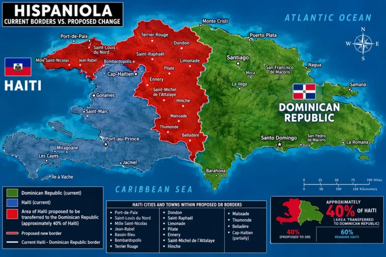 DOMINICAN REPUBLIC PLANS TO WIDEN ITS BORDERS INTO HAITIAN TERRITORY