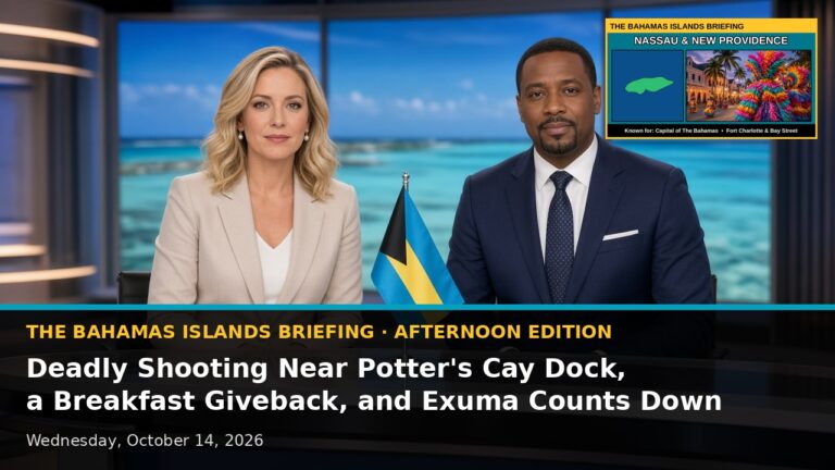 Man Shot Dead Near Potter’s Cay Dock, Nassau Students Get a Breakfast Giveback, and Exuma Counts Down to Its Business Outlook