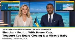 Eleuthera Residents Threaten to Stop Paying BPL Bills, Treasure Cay’s $177m Sale Nears Closing, and a “Miracle Baby” Gets Her Wheels