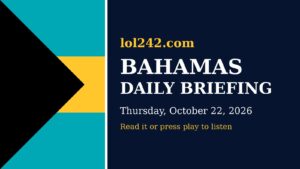 Bahamas Daily Briefing: Davis proposes one governing framework for all of Grand Bahama; police investigate Lincoln Boulevard killing