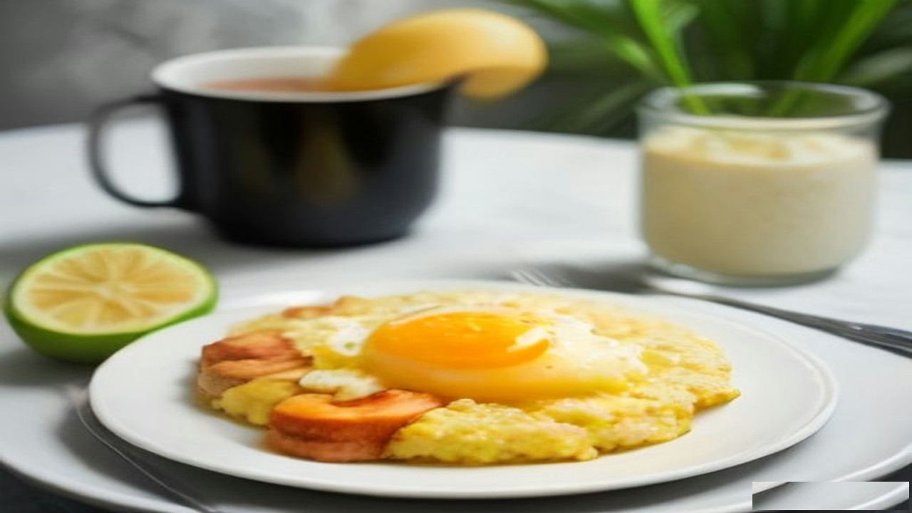 Plated Bahamian breakfasts