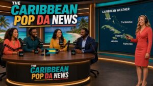 The Caribbean Pop Da News anchor team