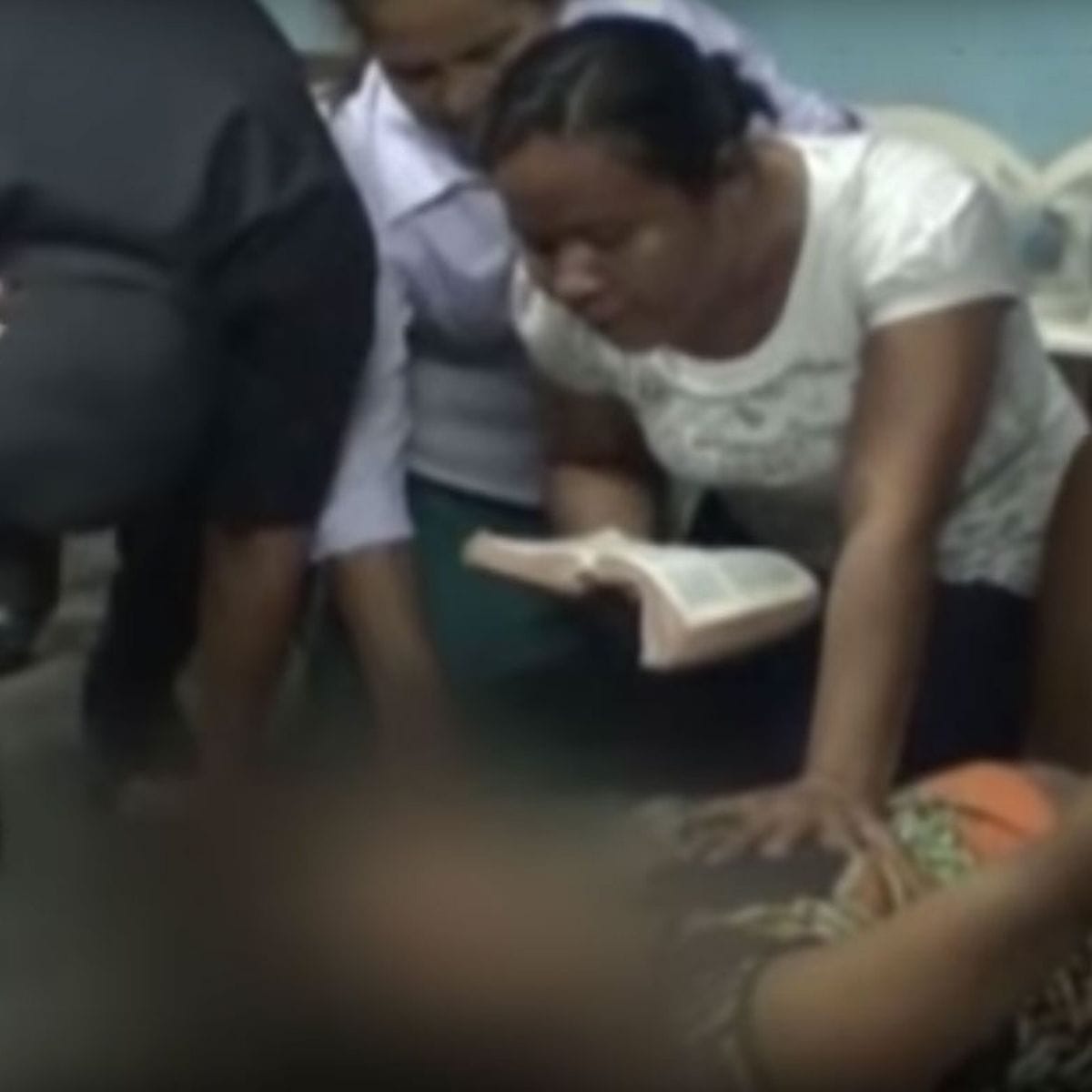 Spitting demon in Church 

Good morning Bahama Drama please keep me anonymous.

I want to go to church today but I'm so afraid and tired of the same feelings I start to have every 