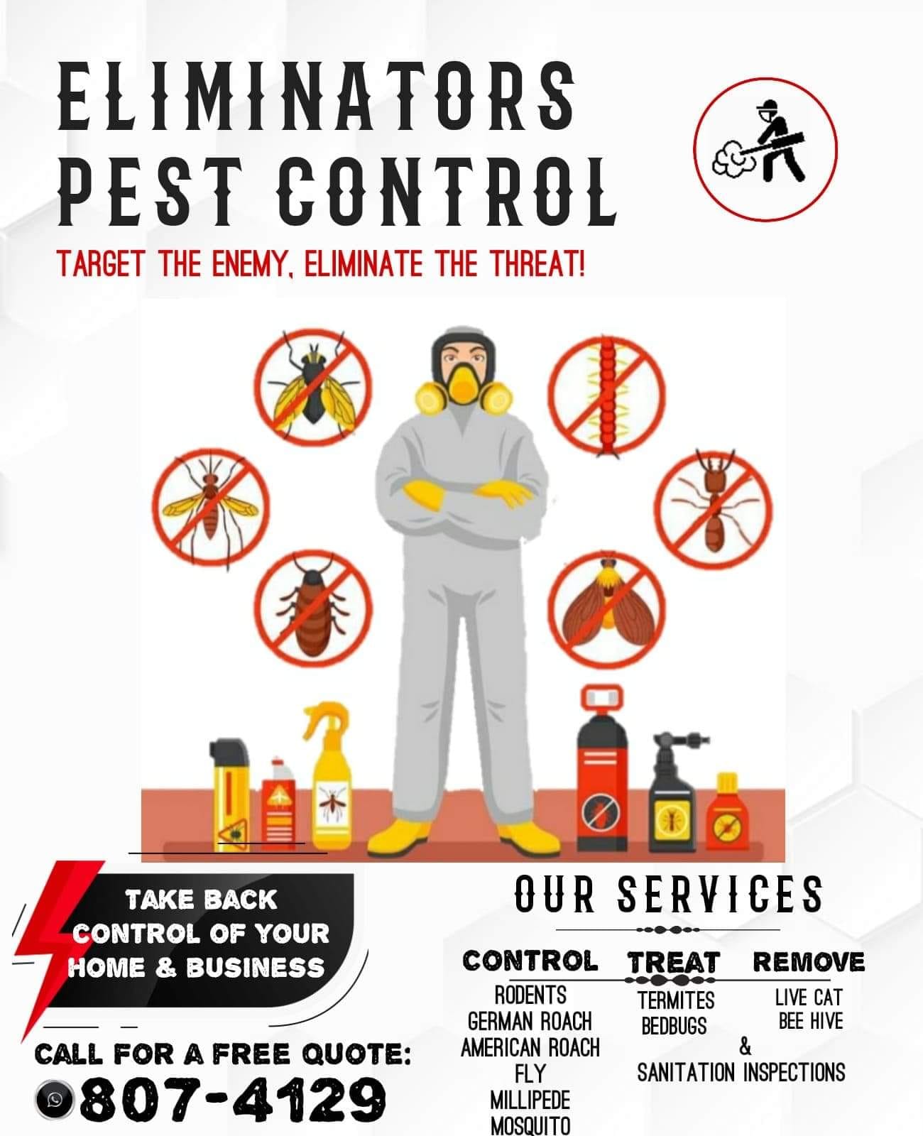 Don't allow bugs to hold your home or business hostage.