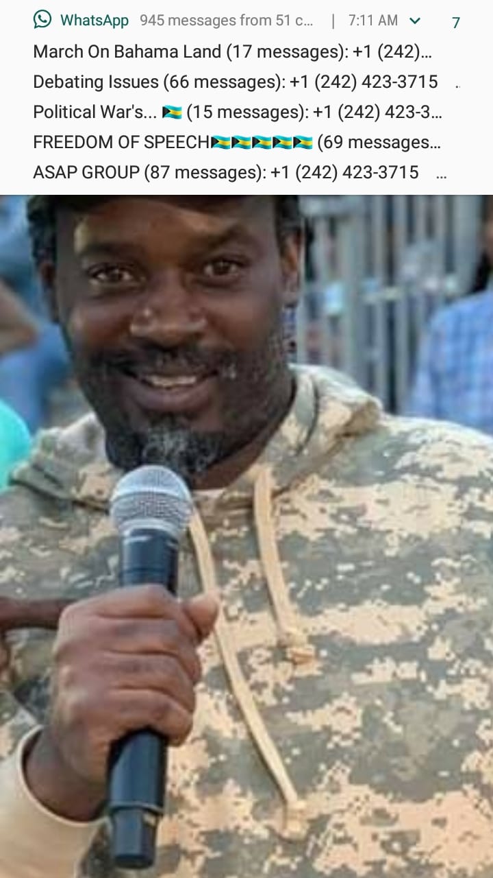 WhatsApp Hail Bannister 

Everyone please  hail Bannister in whatsapp group's across the Bahamas today.

For he was the WhatsApp King.