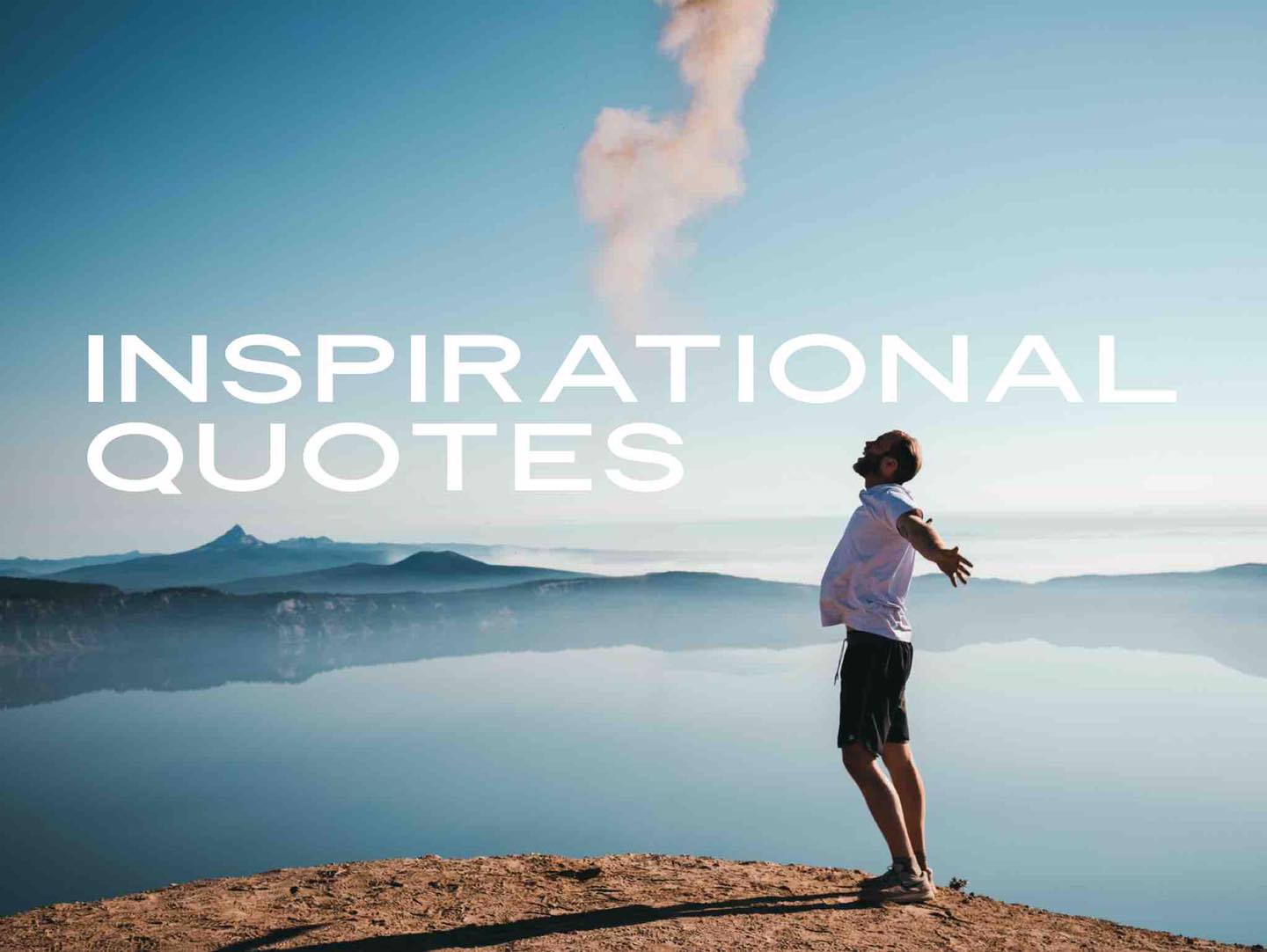 What quotes do you use to keep you inspired and motivated?

For Example: 

“You may shoot me with your words.

You may cut me with your eyes.

You may kill me with your hatefulness