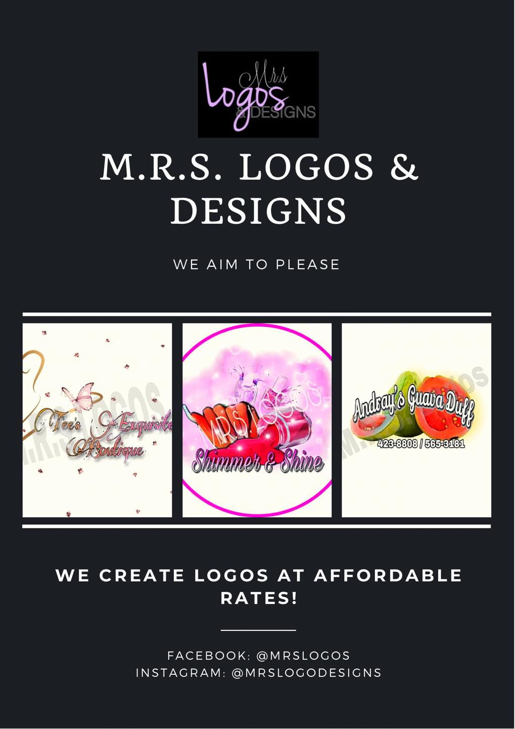 If you have a business and you’re in need of a logo. 

Check them out.