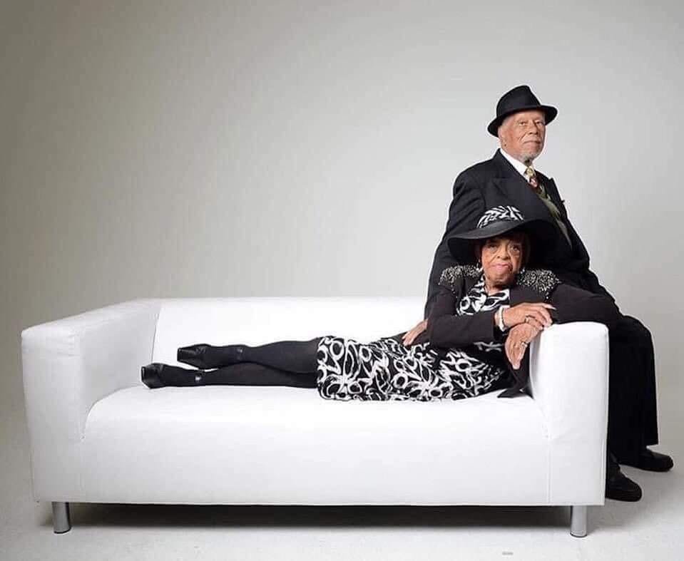 Old couple 94/93 have been married for 77 years and counting. Both are vegetarians.