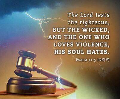 Good Morning!
Verse of the day: Psalm 11:5
There will be times when God will bring trials and tests to good people.
It is not to destroy you or punish you but to witness the str