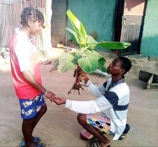 Make her the happiest woman in the village today.