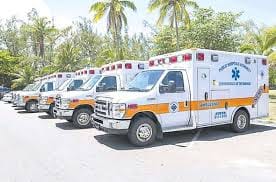 Thanks for the water

Ambulance driver Mr. Steven Patton

@[100023394293756:2048:Bahama Drama] was about to pass out! 

God is good. And may God continue to be a blessing in your l