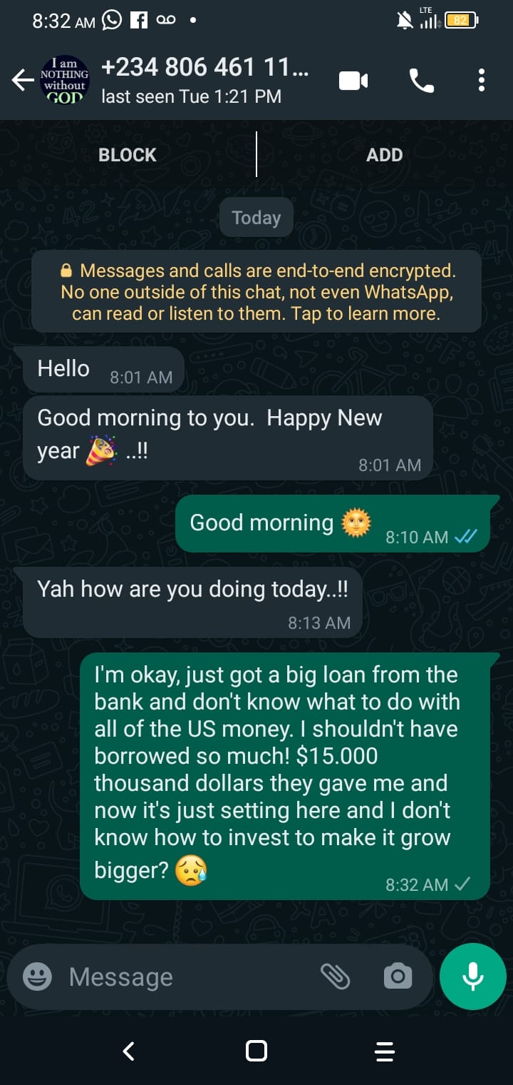 2nd. Message

I'm so excited. 

He or she, trying to catch like a fish with bait. But I'm like one of those fish that is just nibble on your bait until it's all gone.😜

See how I h