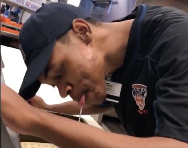 Spit Burger's 🍔

Good night @[100023394293756:2048:Bahama Drama] please keep me anonymous. I work at a local fast food joint in Nassau with a dude who hates the manager of this res