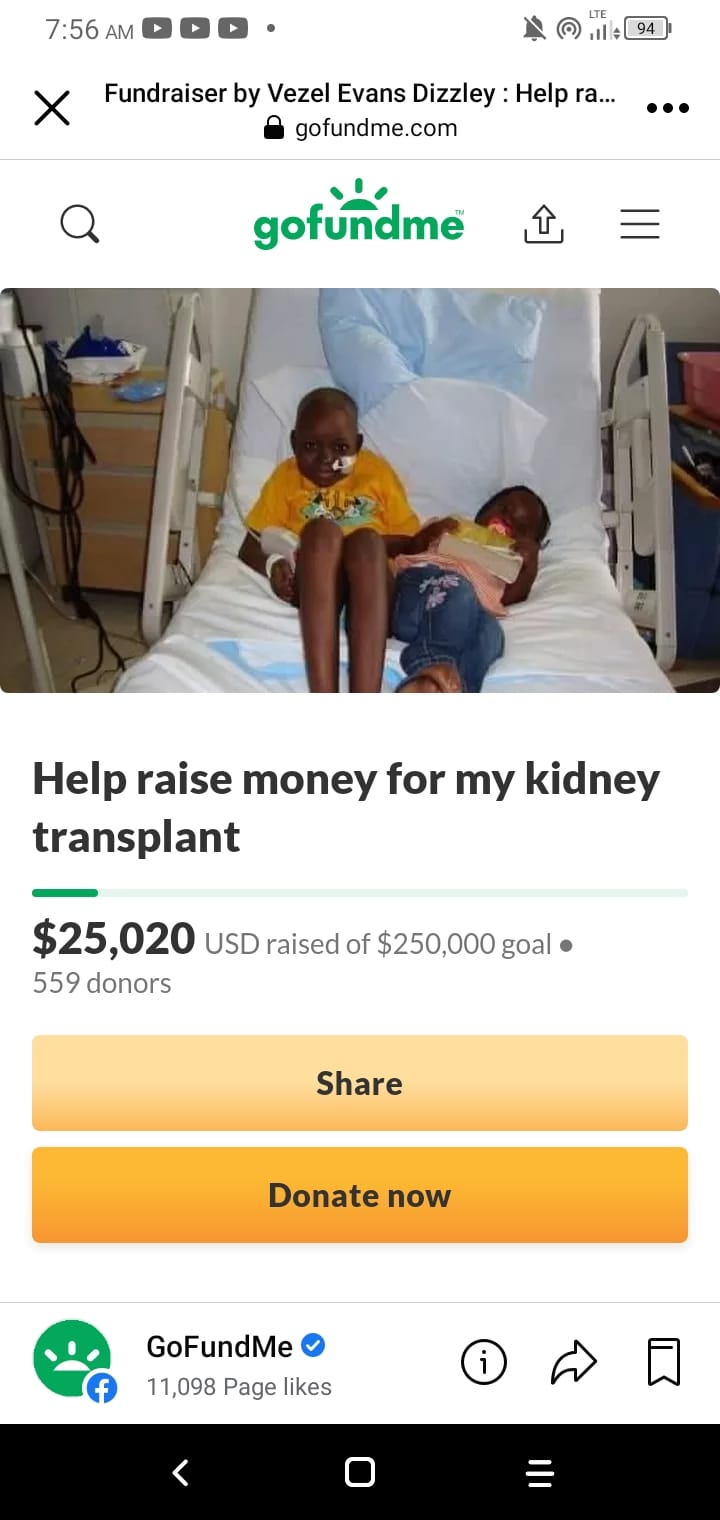 Her time is running out February 1 is 11 days away for her Kidney transplant. And also for the hospital to end treatment if her family cannot raise this amount of money.

 Please h