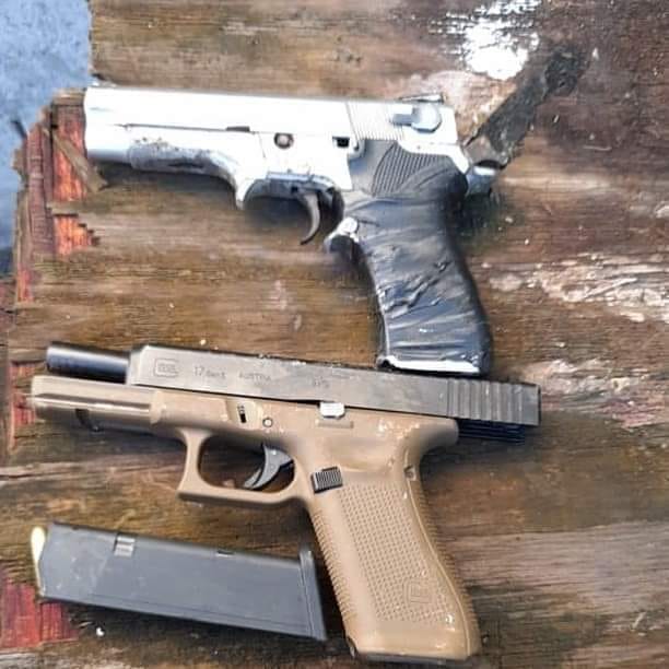 Please keep me anonymous

I found these in somebody's yard when I was cutting they grass. Should I keep them or try selling them on the streets? 

Page Reply: 

Turn them into your