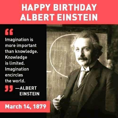 Happy birthday professor Albert