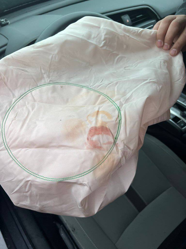Chris Rock upon arriving to his car after the Oscars notice his airbags deployed...