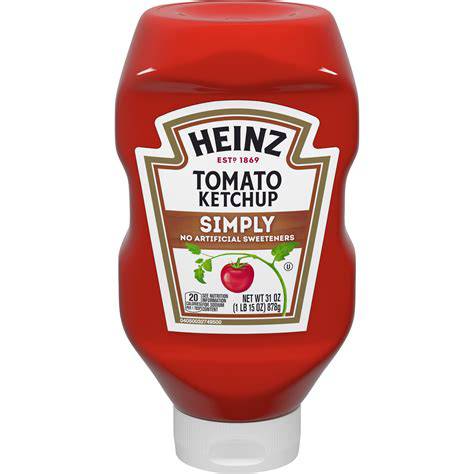 Stop buying Ketchup
It's red poison.
Less than 10 percent of all Ketchup is really juice from tomatoes. The other 90 percent is a cancerous mixture for the human body.
Stay awa