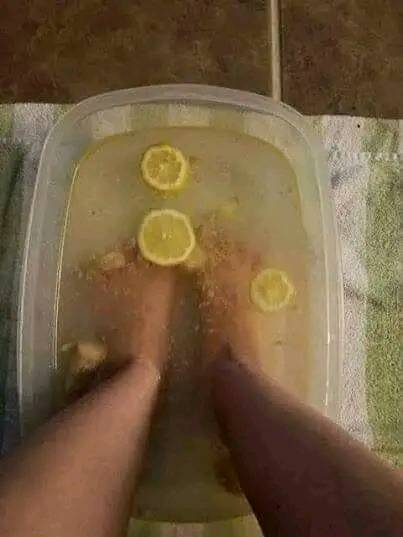 You caught your Mom making lemonade for the family with her feet, would you say something to her about it?