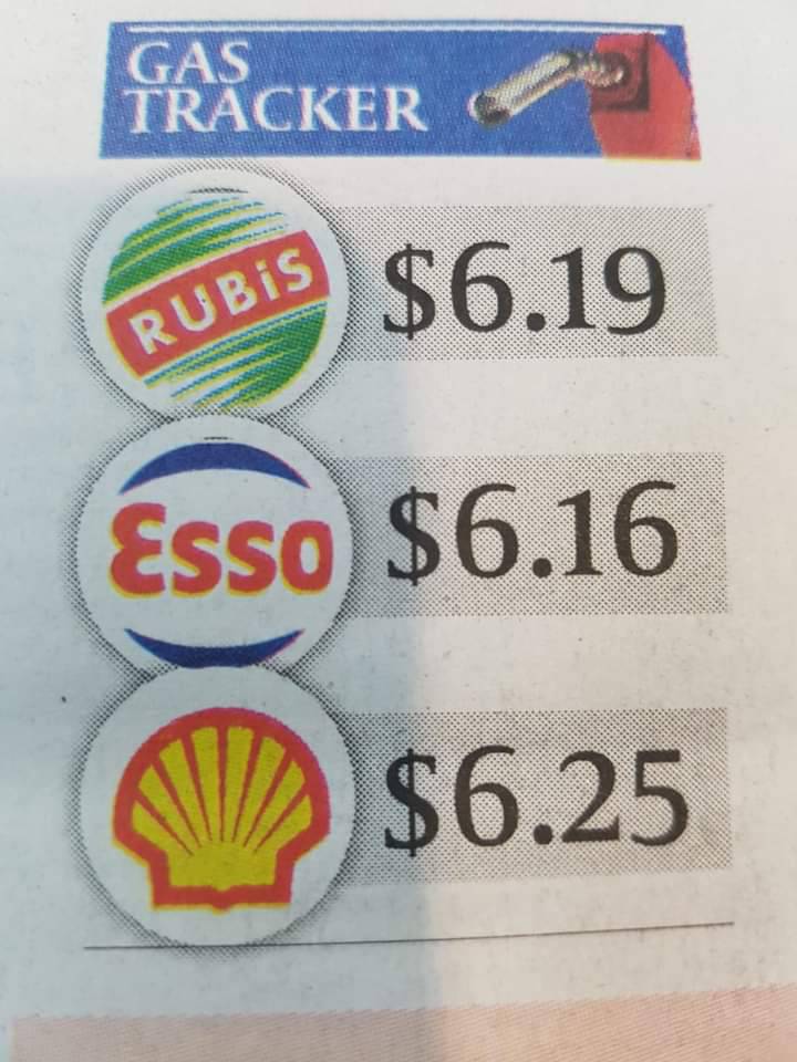 This gas prices lower here in the Bahamas then in the US right?