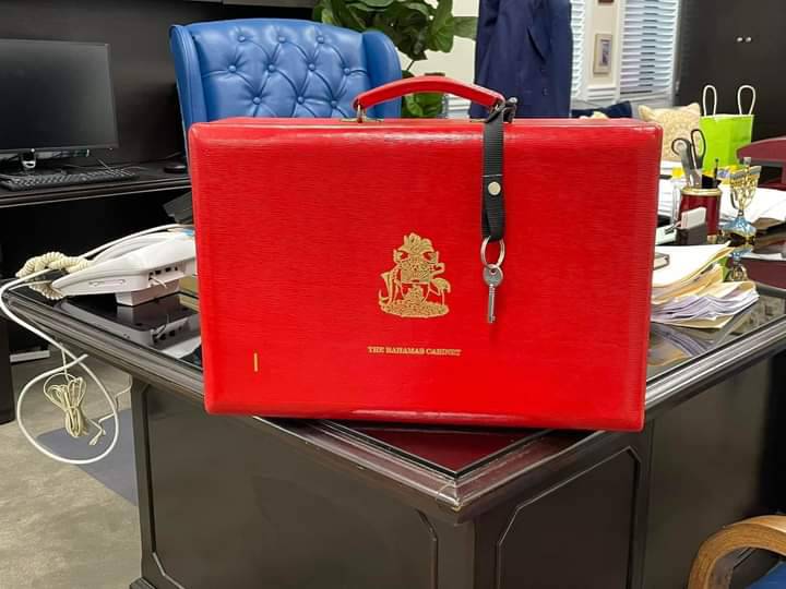 Who knows why this is red, and what's in it; why it is always carried around into Parliament? 

I seen it's content before, so I will tell you in the comments when you are right...