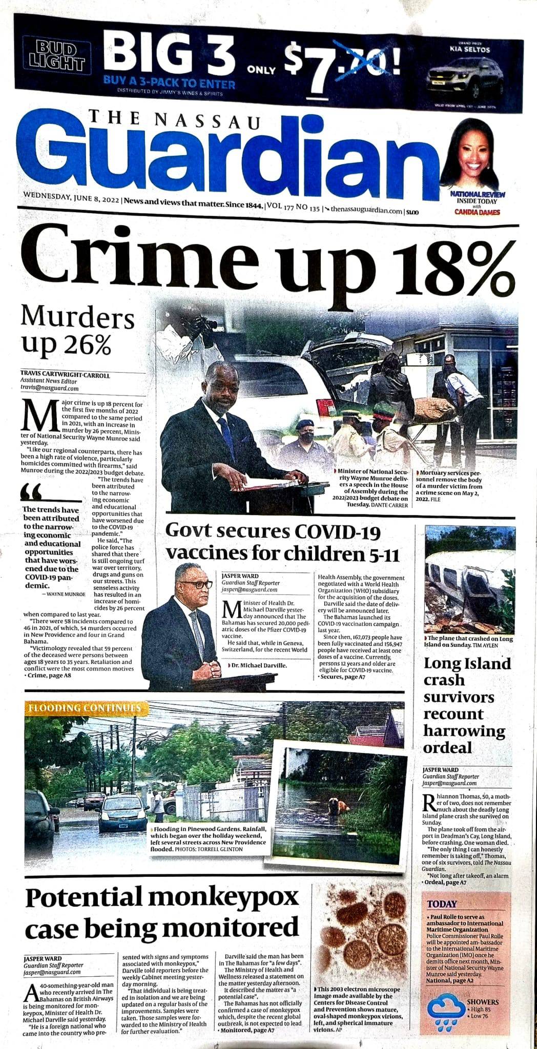 Contact killing are on the roll in Nassau and Freeport too!