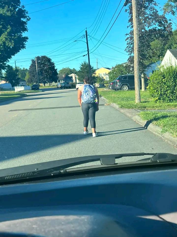 This morning a few people saw my daughter walking to school & me following behind her. Some asked me why I did that & others gave me a stank stare. 

I’m very well aware she’s only