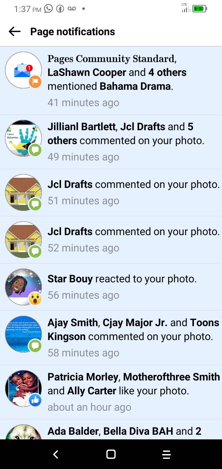 These people are reporting us to Facebook for our post. Just leave our damn page that's all with y'all hating asses...