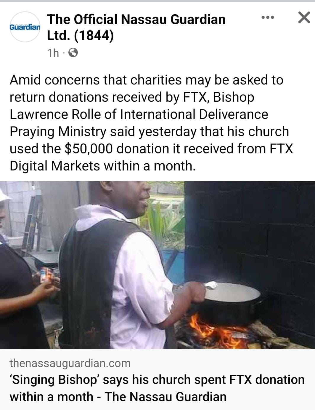 They must don't know pastor Rolle was raised in the Grove, money gone gone lol...