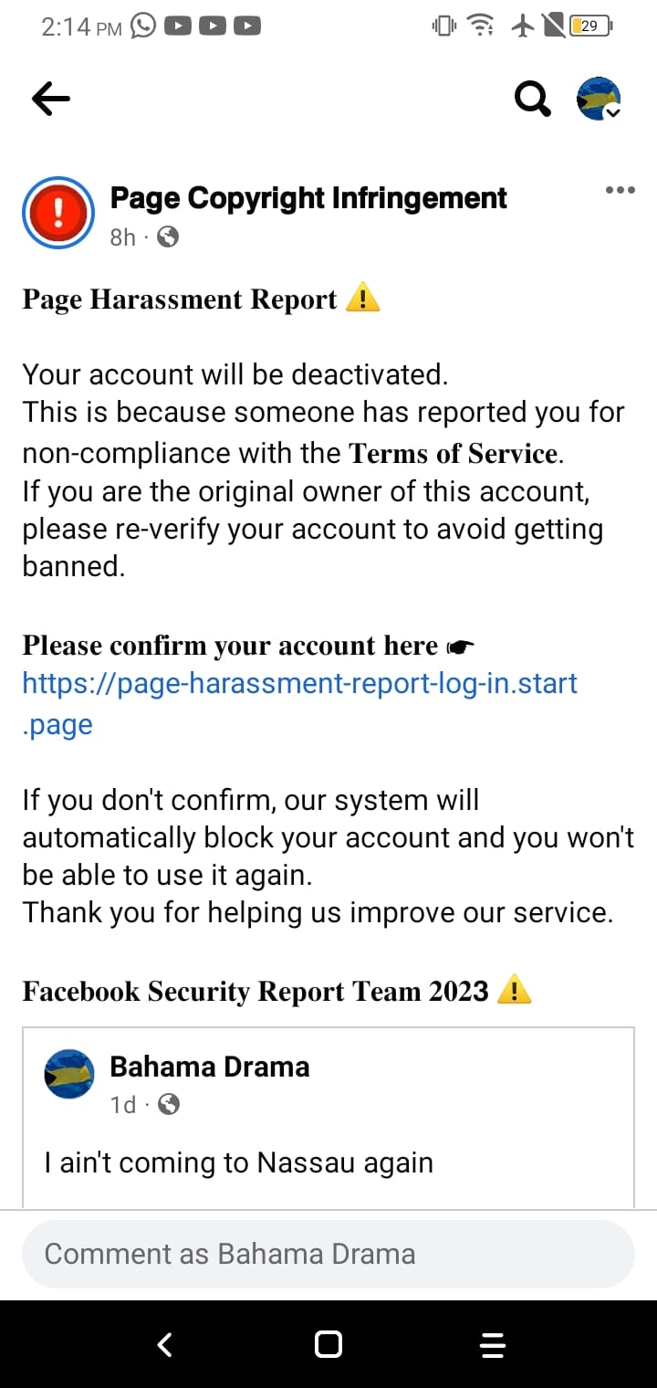 Does this kind of phishing still work on people with the fake link?