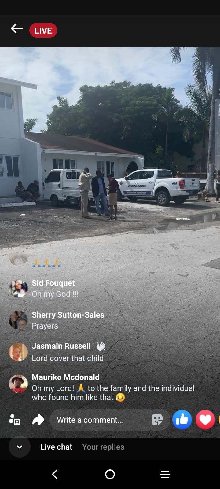 CHILD FOUND UNRESPONSIVE: St. Albans Drive