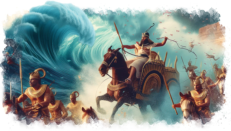 God will kill you
Pharaoh thought he had Moses and his people trapped, surrounded by water with no escape. He was so sure their death was certain he even bragged about it.
What