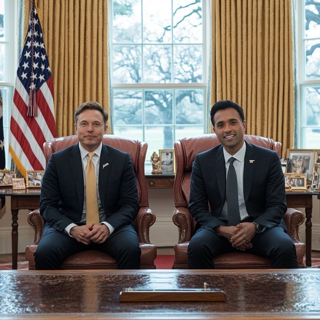 BREAKING: Elon Musk and Vivek Ramaswamy are heading to Capitol Hill next week to present key reform proposals for the Department of Government Efficiency.