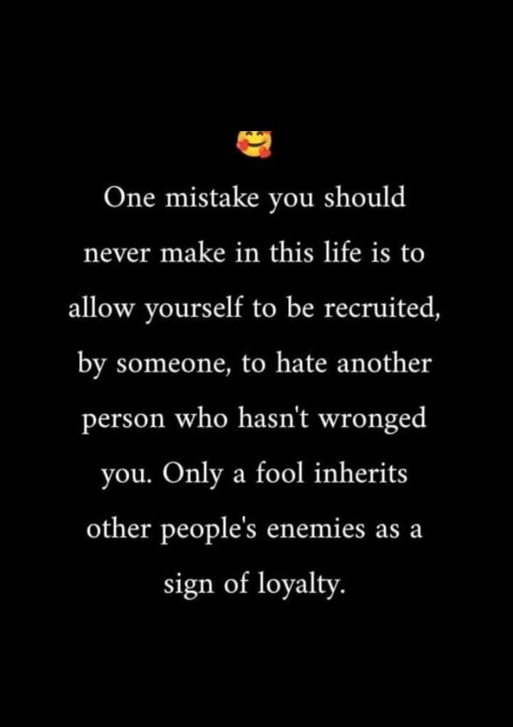 Serious thing to know