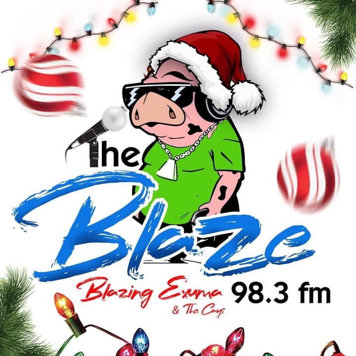 🎄🎊Season Greeting from The Blaz 98.3 FM in Exuma 🎊🎄
Page Reply:
One of the hottest radio stations in the Bahamas!
😎