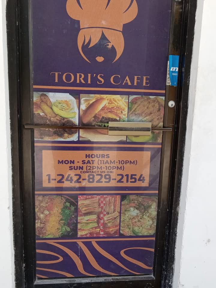 Tori's cafe 829 2154

Exuma's Finest