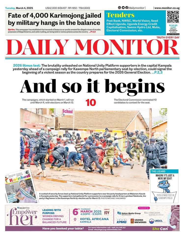 And so it begins 

https://epaper.nation.africa/ug
#MonitorUpdates 
#TruthEveryDay
