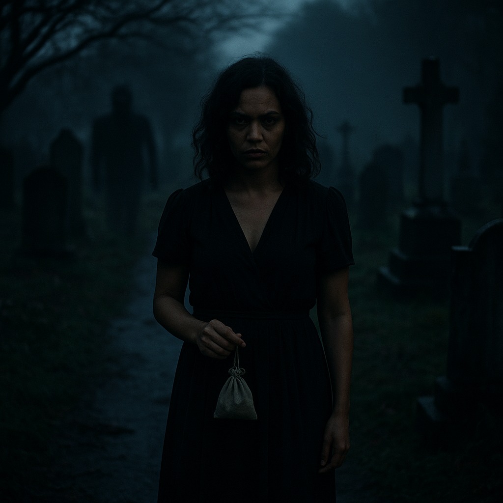 She walks through the graveyard to invite the dead in.

Her Bahamian roots taught her how.
Her Alabama porch held the first cards.
But tonight, she crossed a line even the spirits 