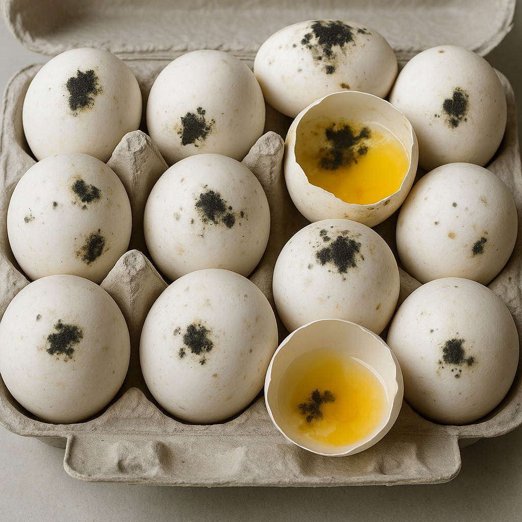 Black-spored mold on eggs is more than a gross surprise, it carries toxins and health risks.
Black Mold in Eggs: How to Spot It & Stay Safe
Your simple guide to finding, avoiding,