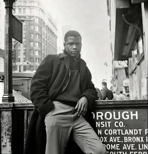Sir Sidney Poitier at 20; years old
At 20, Sidney Poitier was a dishwasher in New York City, struggling to read beyond a third grade level. One day, he saw a newspaper ad that re