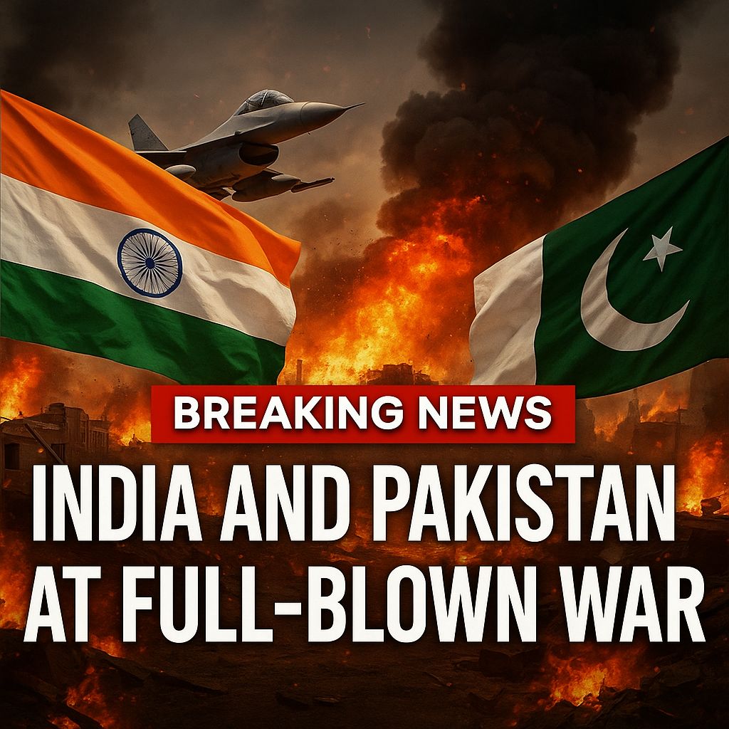 India and Pakistan at Full-Blown War: Nuclear Powers on the Brink of Catastrophe

May 7, 2025 – Breaking News | Bahama Drama News

Tensions have erupted into a full-scale military 