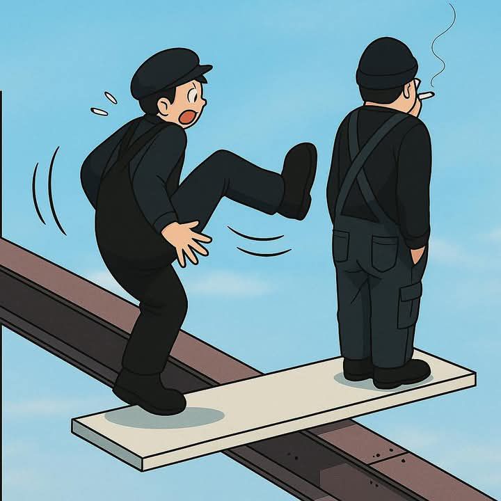 Be careful who you try to bring down… you might be standing on the same board. Betrayal, envy, and sabotage always come full circle starting with you.