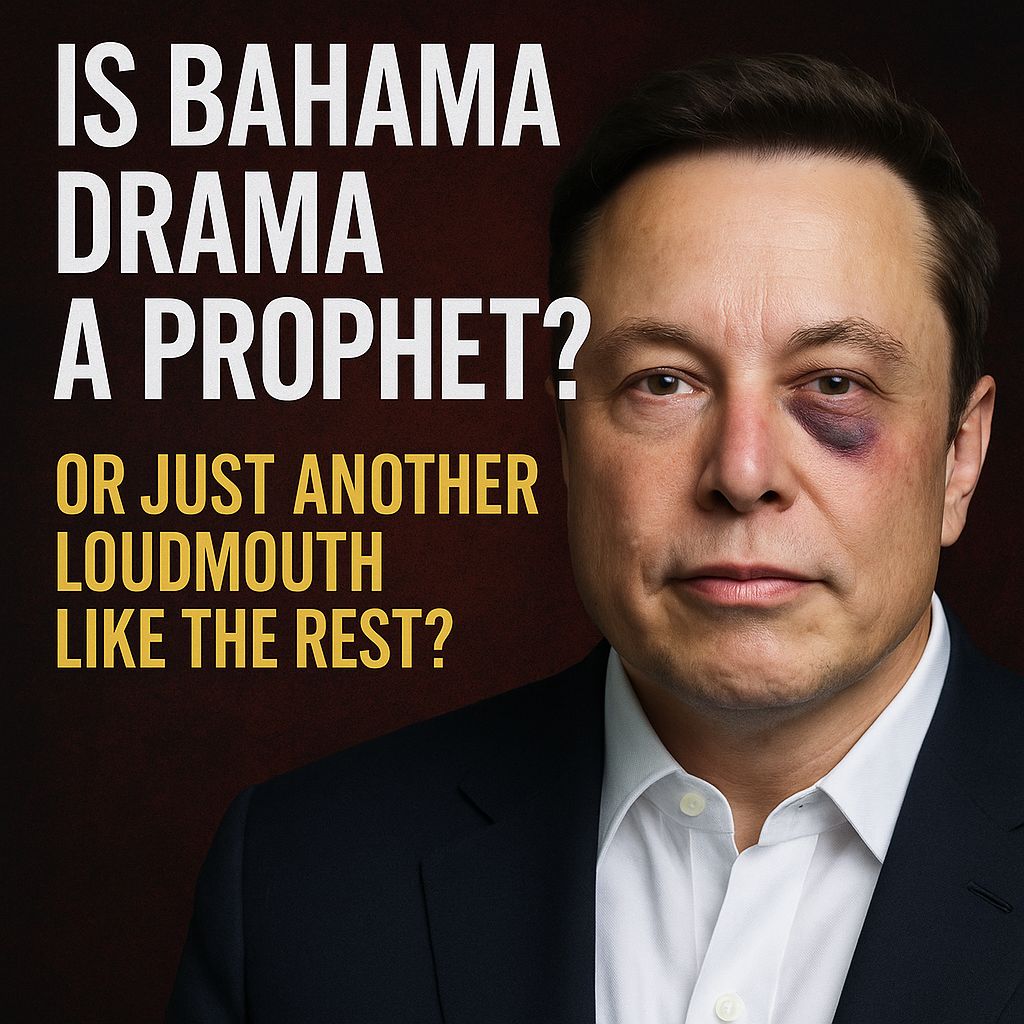 IS BAHAMA DRAMA A PROPHET?

OR JUST ANOTHER LOUDMOUTH LIKE THE REST?

I never asked to be chosen. Never wanted a title. Never begged for followers.
But on Sunday, May 18, 2025, I r