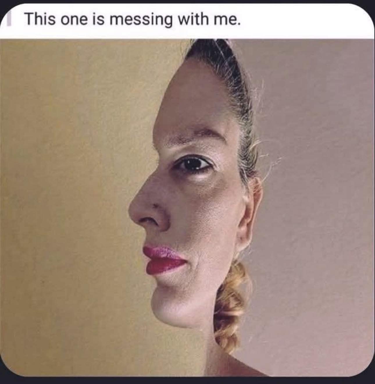 If you don't see at least 10 different faces you are stuck in the Matrix.

I think um stuck. Help!