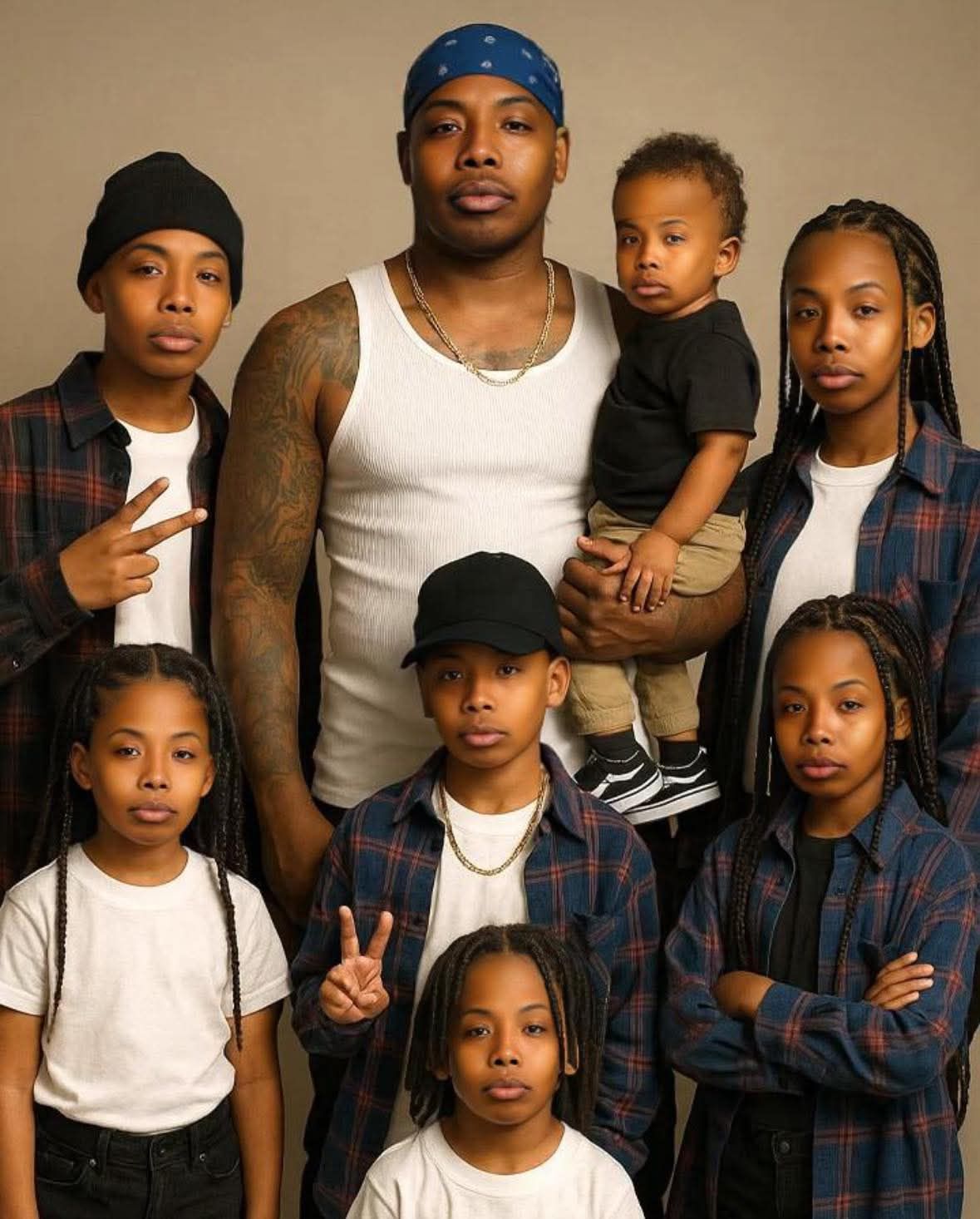 She cheated on me before, so how do I know these my kids?
Page Reply:
Looks like y'all have the same daddy. You and your baby momma...