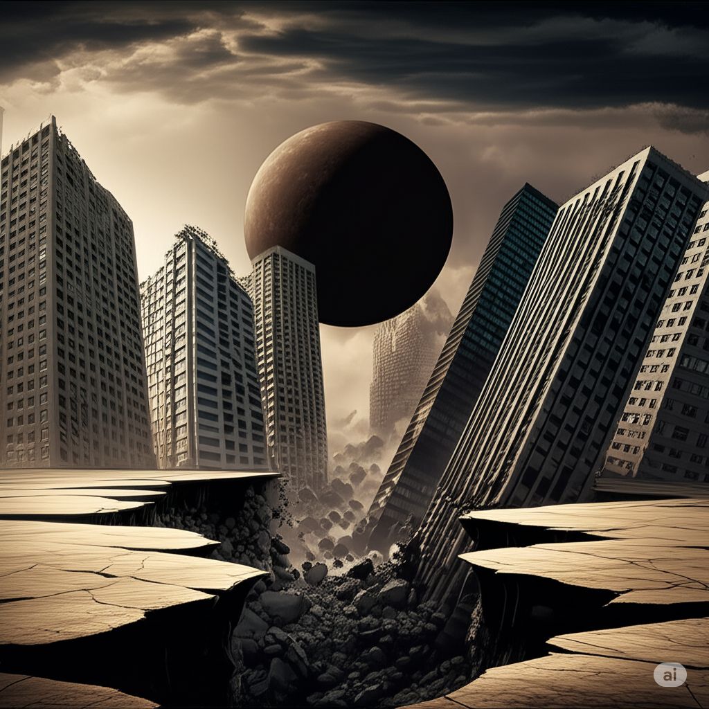 Revelation 6:12 (KJV)

 "And I beheld when he had opened the sixth seal, and, lo, there was a great earthquake; and the sun became black as sackcloth of hair, and the moon became a