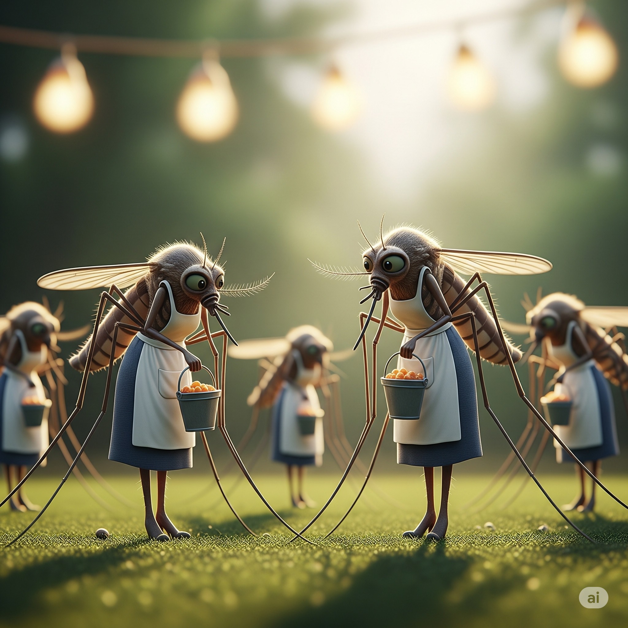 Mosquitoes who bite are hardworking Mothers
Mosquitoes are just hardworking single mothers trying to feed their 400 babies. And here you are clapping them to death mid-shift. Sha