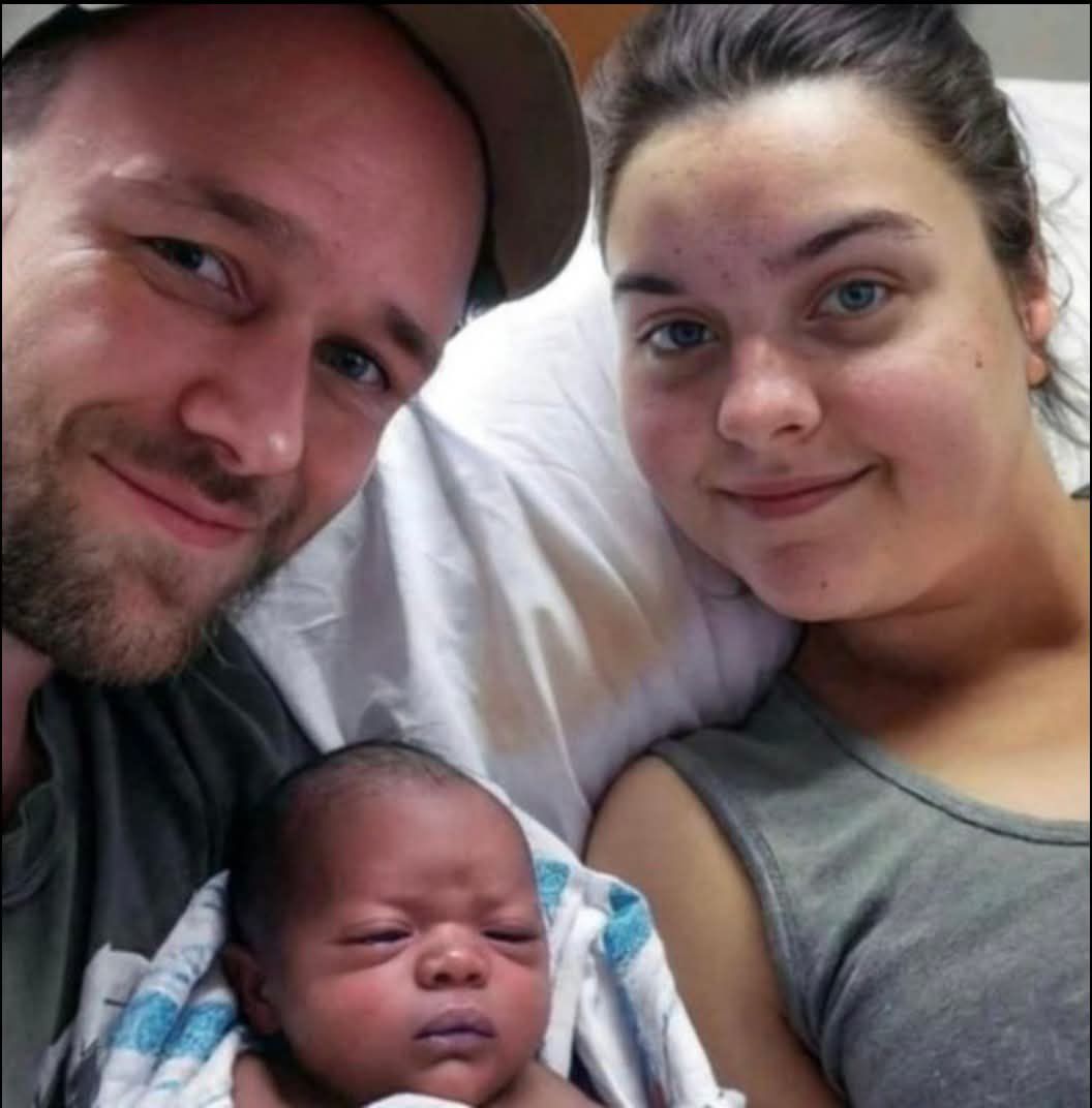 Christian father accepts his black baby as miracle.